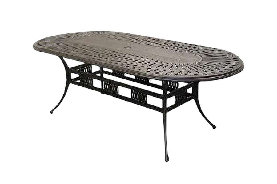Cast Aluminum 42x72 Oval Table