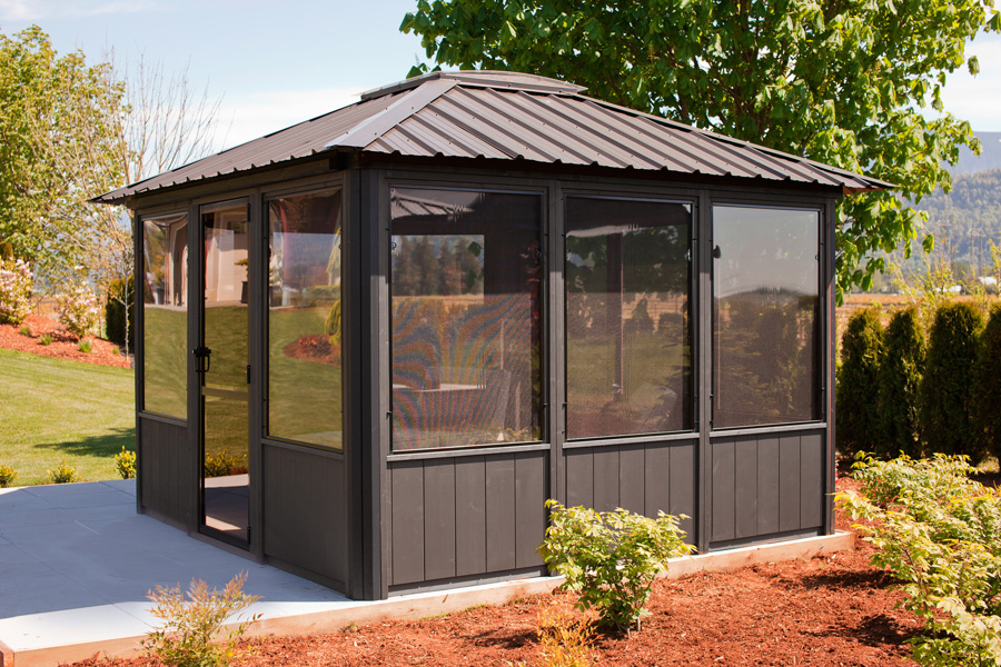 Jasper 11'x11' Enclosed Gazebo - Canadian Made