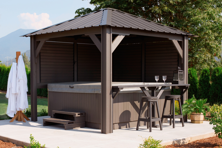 Sienna 9’x9′ Louvred Gazebo