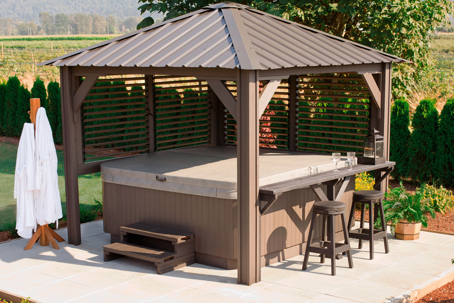 Sienna 9’x9′ Louvred Gazebo