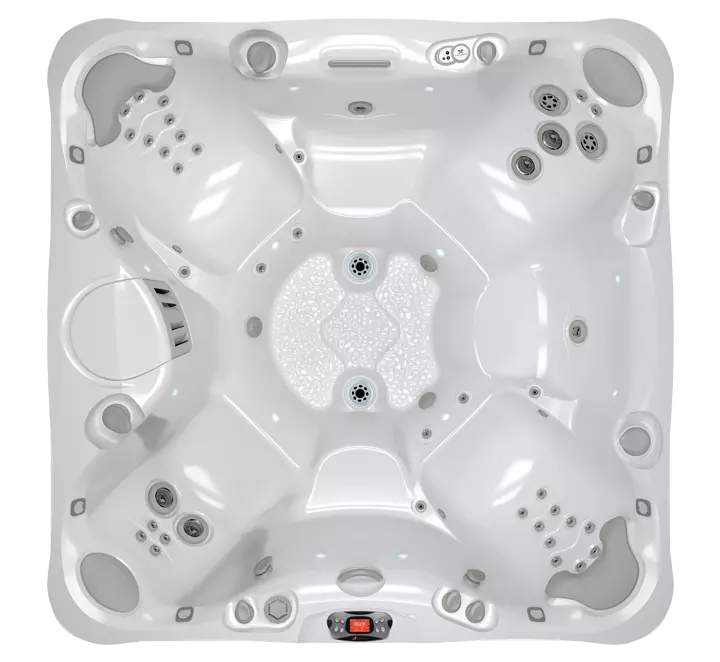 Pioneer Family Pools Hot Tub Overhead View