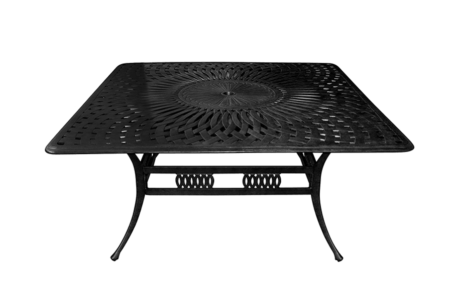 Outdoor 64" Square 8 Seater Dining Table