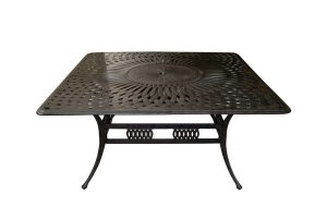 64" square dining table
