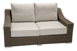 Resin Wicker Outdoor Loveseat