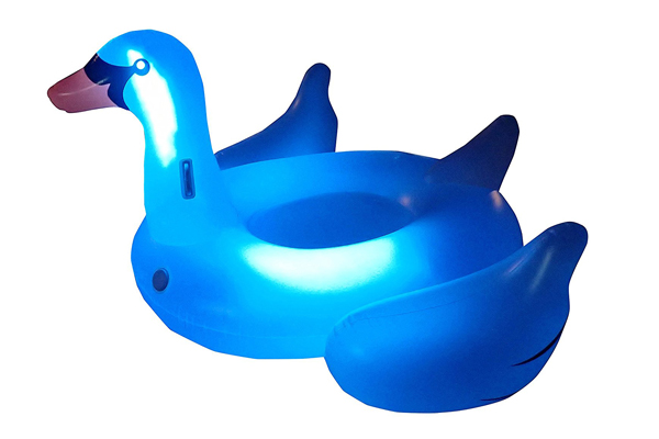 Giant Swan LED Light Up Pool Float