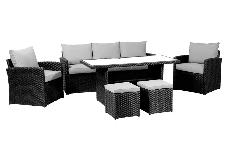 Six Piece Deep Seating Set