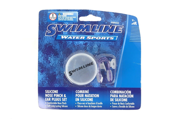 swimline Silicone Ear Plugs & Nose Pinch