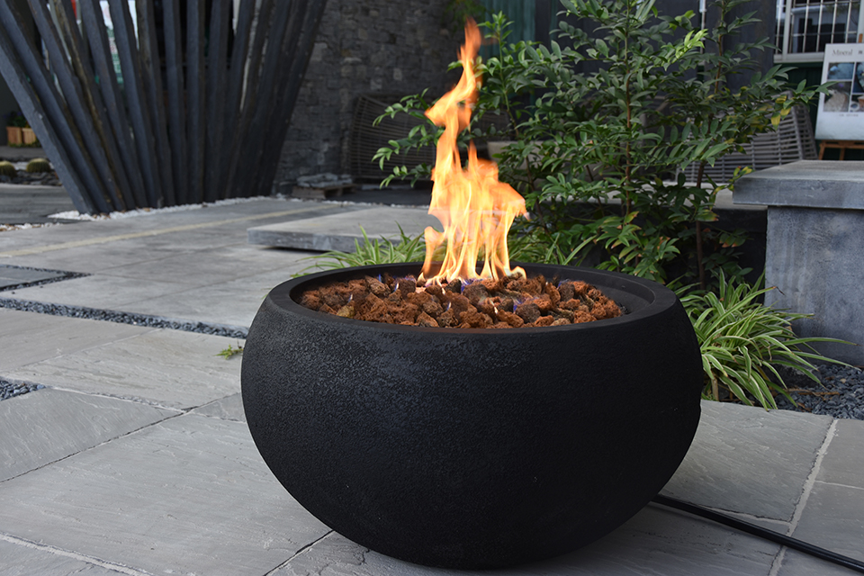 27″ Round York Fire Bowl NG