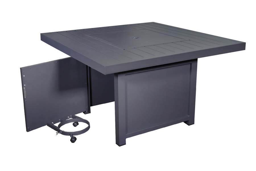 42″ Square Fabia Fire Table Propane