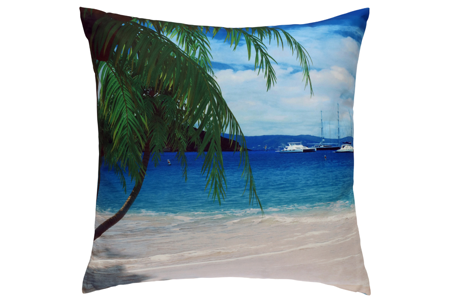 24″ x 24″ Printed Palm Tree Pillow