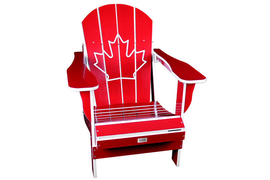 Folding Resin Canada Chair Red