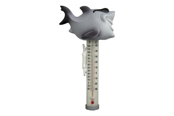 floating shark thermometer