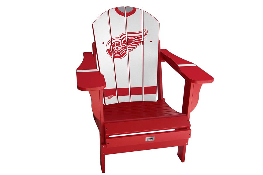 Detroit Red Wings Sports Chair – White