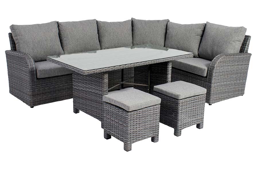 Six Piece Deep Seating with High Top Coffee Table