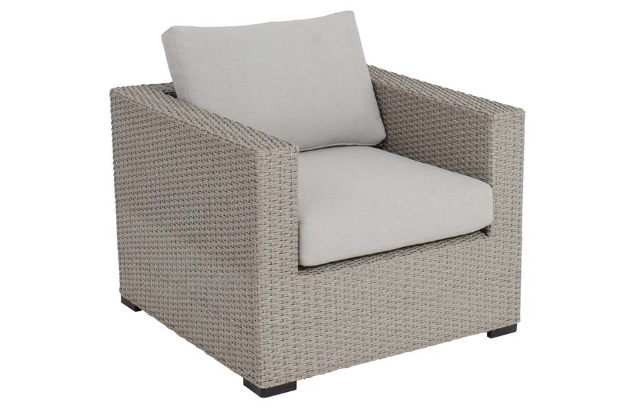 Mila Collection Club Chair Pale Grey