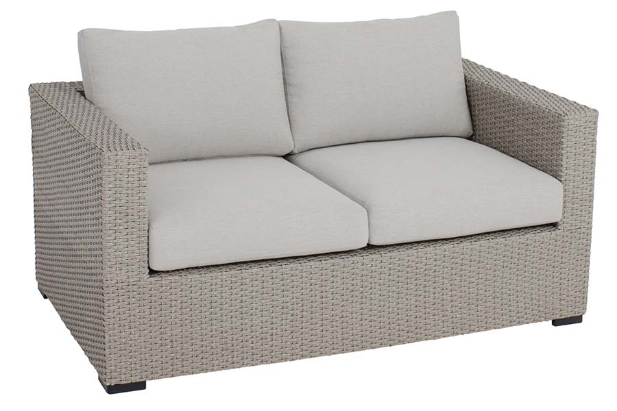 Mila Collection Loveseat Pale Grey