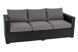 Mila Collection Sofa Black/Grey