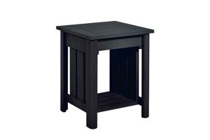 stratford end table black