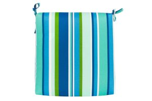 18" x 18" Seat Pad Ocean Stripe