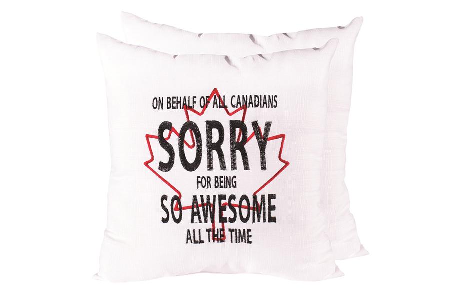 Canadian Sorry Pillows
