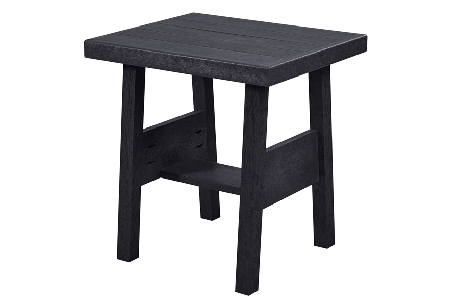 23" x 24" End Table Black