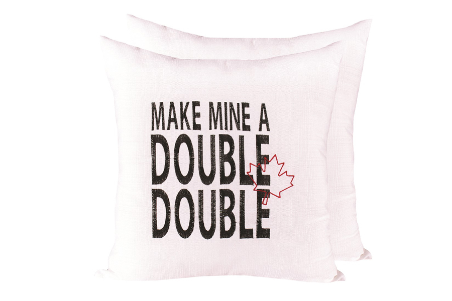 Make Mine A Double Pillows