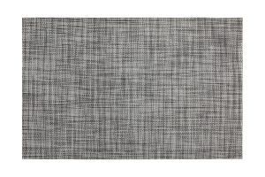 Placemat Crosshatch Grey