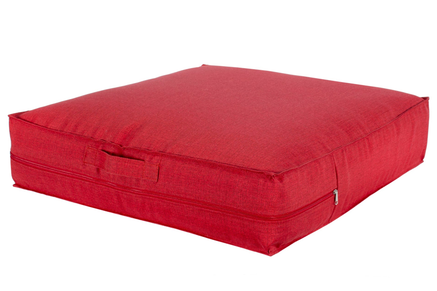 22″x22″ Poolside Cushion Red with Handle
