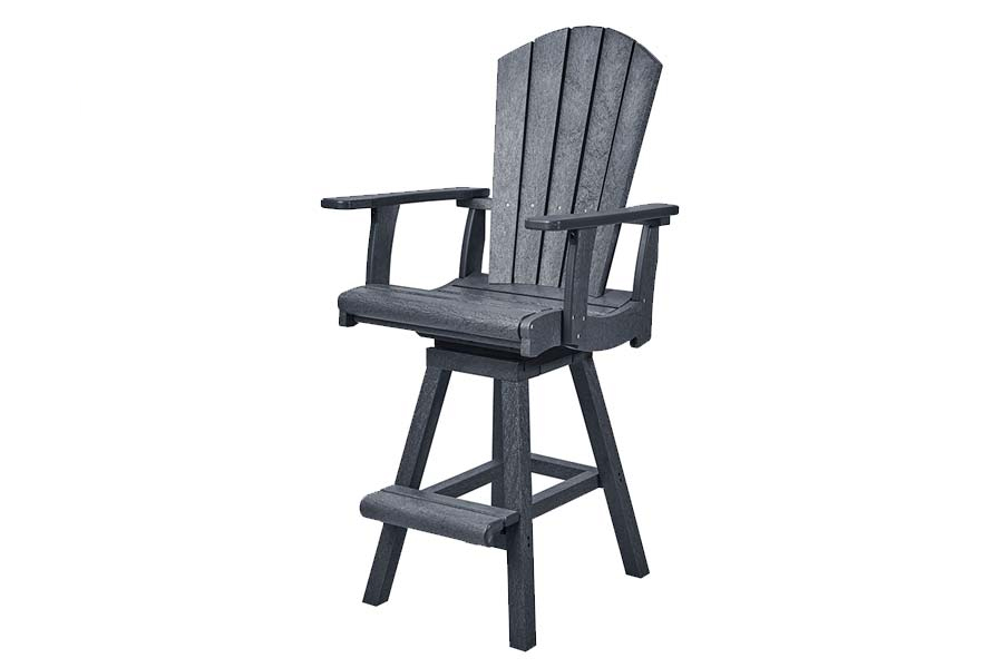 Pub Arm Chair Slate Grey