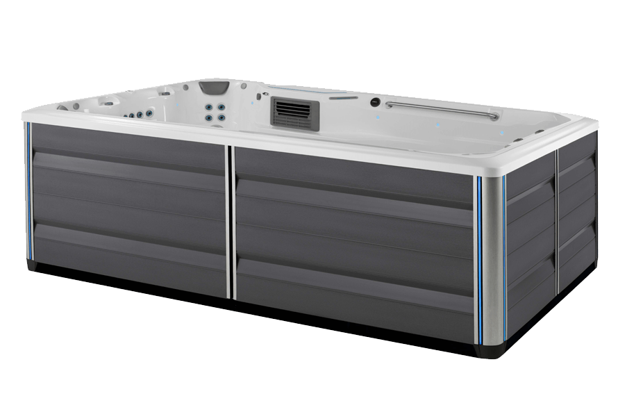 Pioneer Family Pools Hot Tub Side View