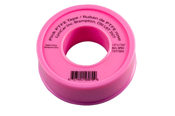 Plumbers Tape Pink 1/2″ X 520