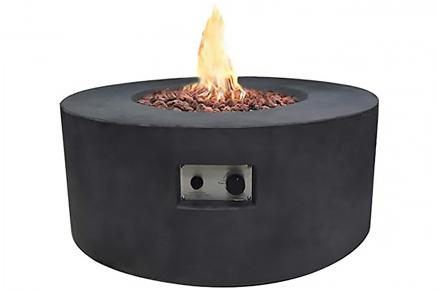 34″ Round Venice Fire Table Propane