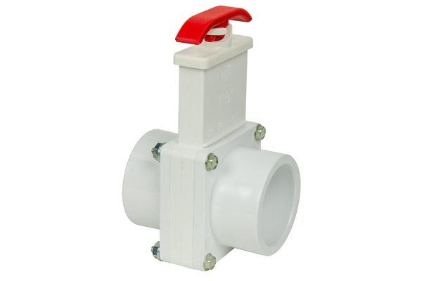 2″ PVC Gate Valve SKT X SKT – White