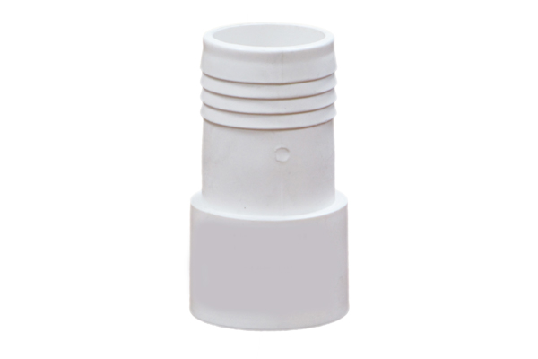 PVC SCH 40, 1 1/2" Socket Male Insert (SPIG) X 1 1/2" Barbed