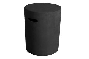 Round Tank Cover Black