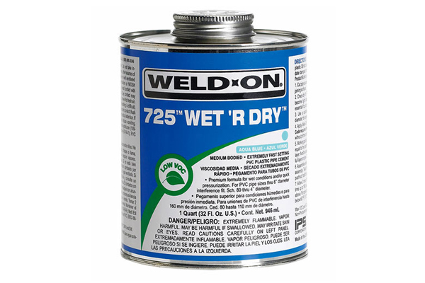 IPS 725 Wet R Dry Glue 1/4 Pint Blue