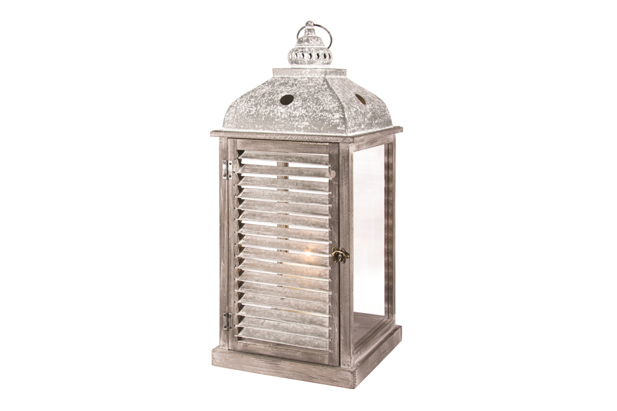 Lantern 26" Louvred Front