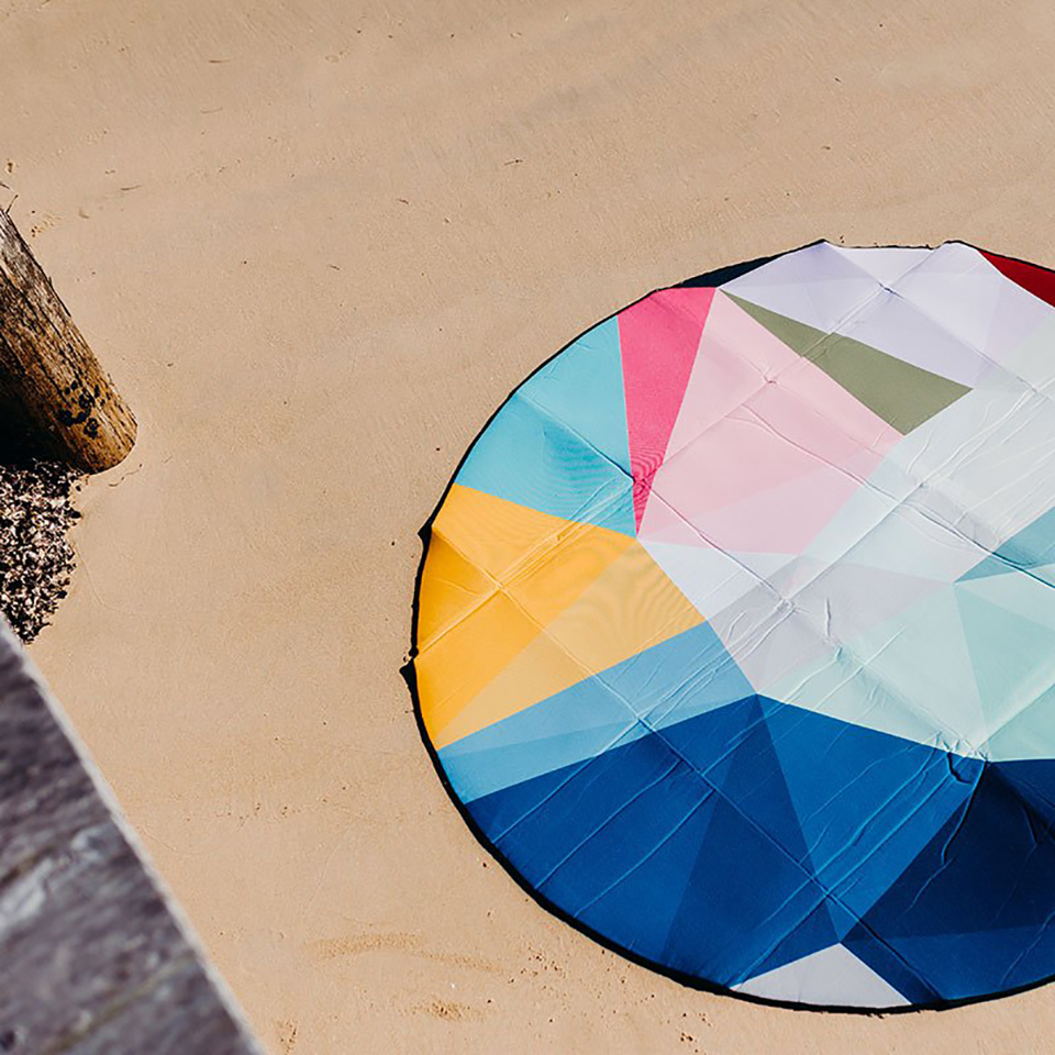 Prism 6′ Round Outdoor Mat