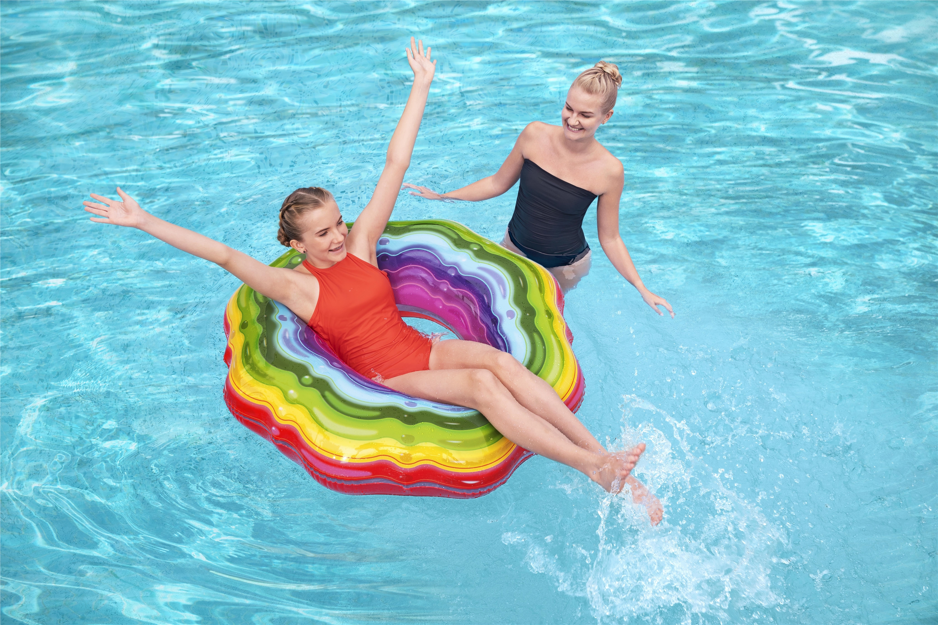 Rainbow Ribbon Swim Tube