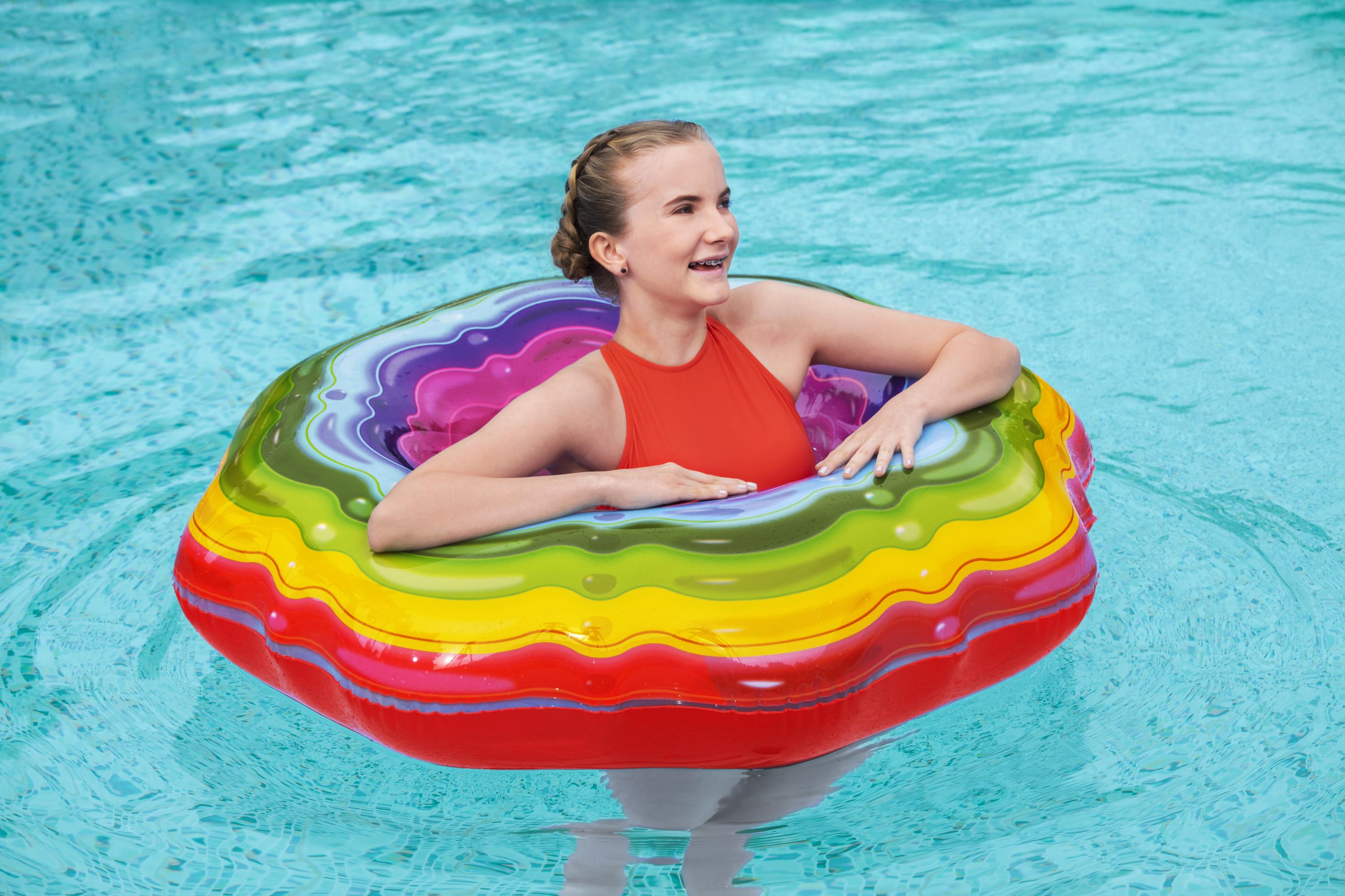 Rainbow Ribbon Swim Tube