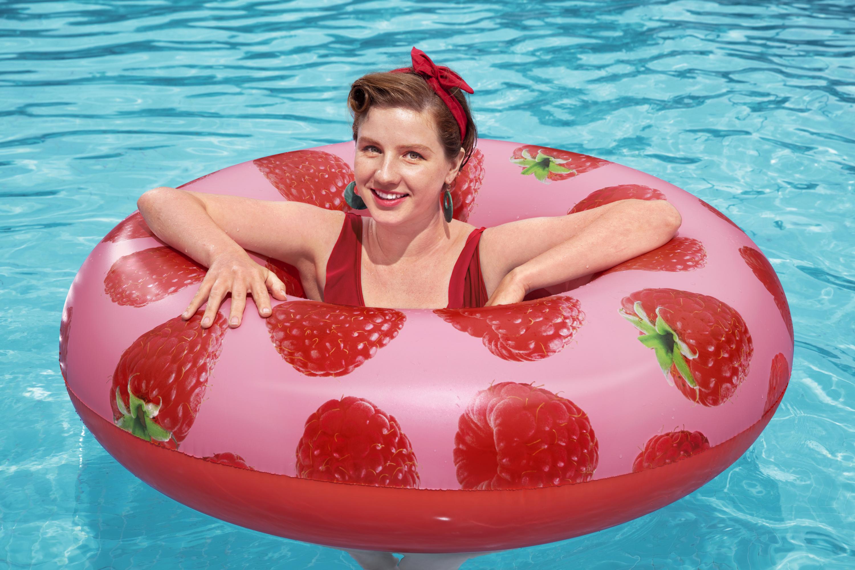 Raspberry Swim Ring