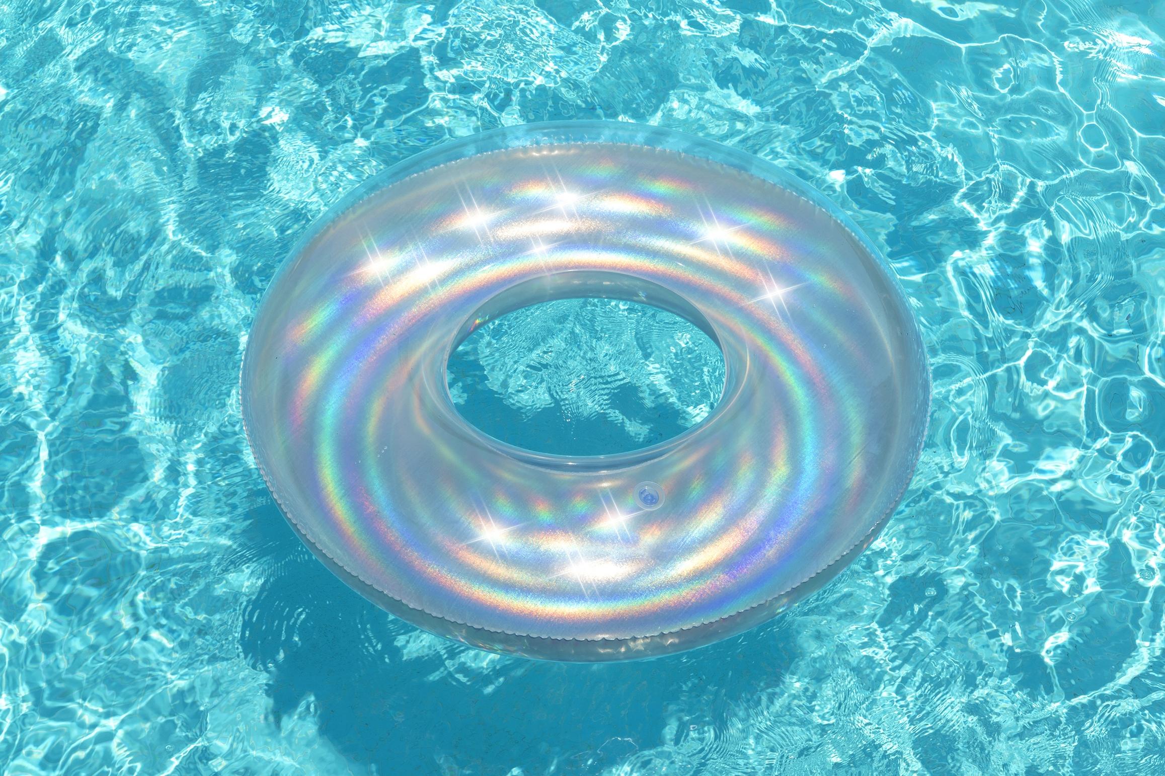Iridescent Swim Ring