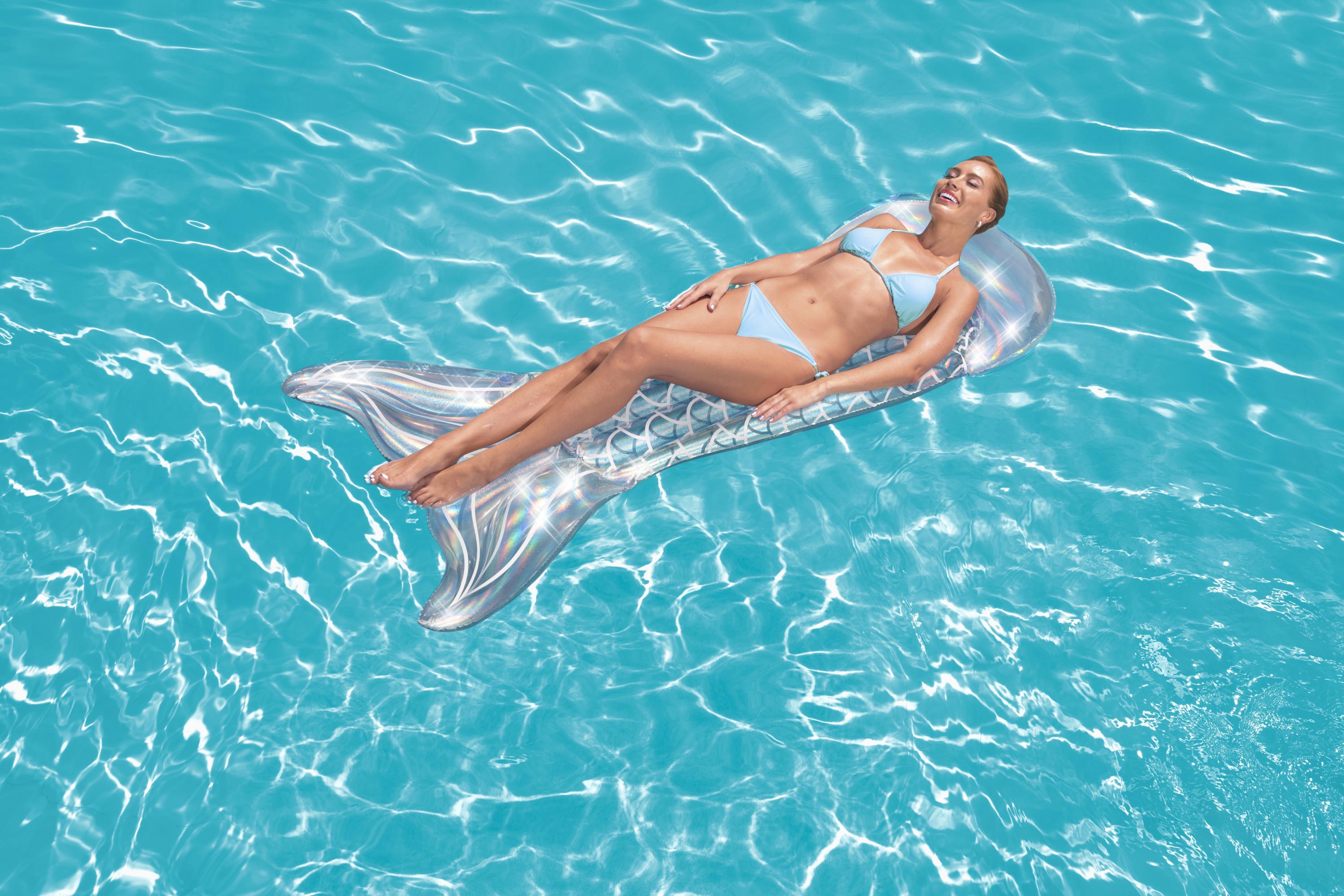 Iridescent Mermaid Tail Float
