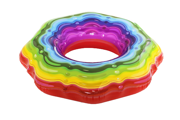 Rainbow Ribbon Swim Tube