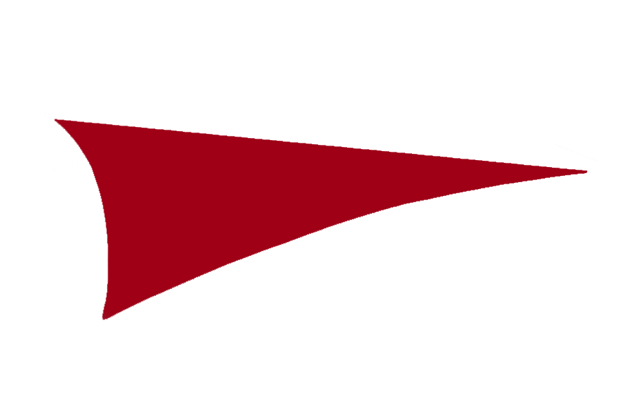 Red Triangular Sail