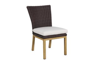 Cossette Armless Chair (Sunbrella fabric) silo