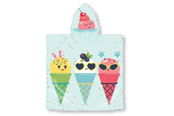 Ice Cream Hooded Pool Towel