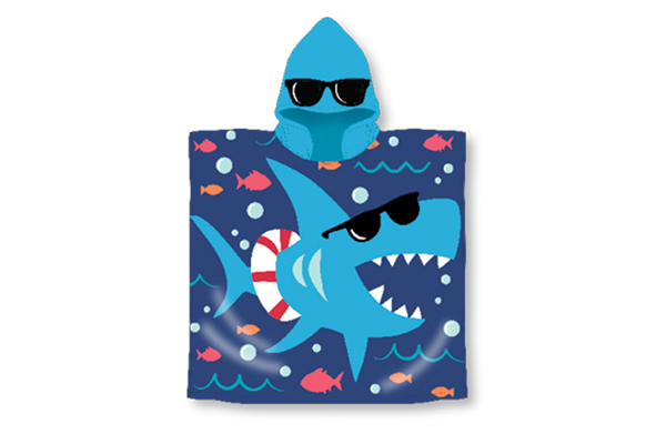 Shark Hooded Pool Towel