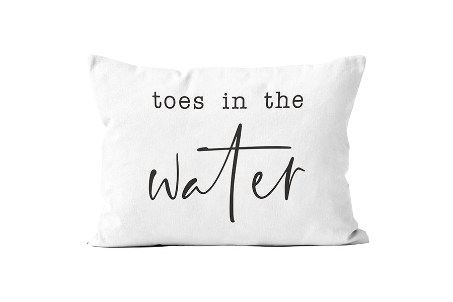 Toes In The Water Pillow