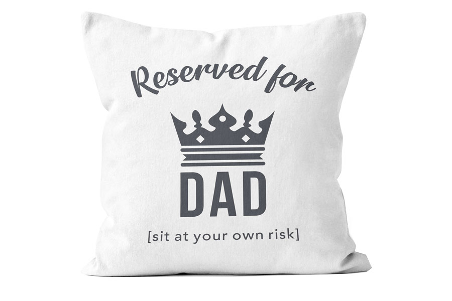 Reserved For Dad Pillow